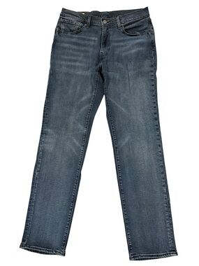 Levis 541 Premium Athletic Taper Jeans Dark Wash Stretch Denim 32x34 Fits 32x31